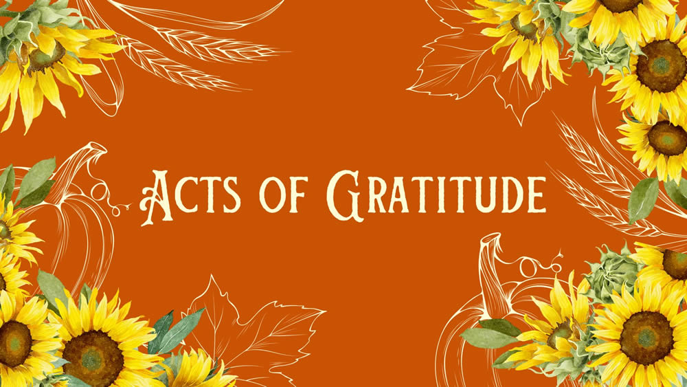 Acts of Gratitude